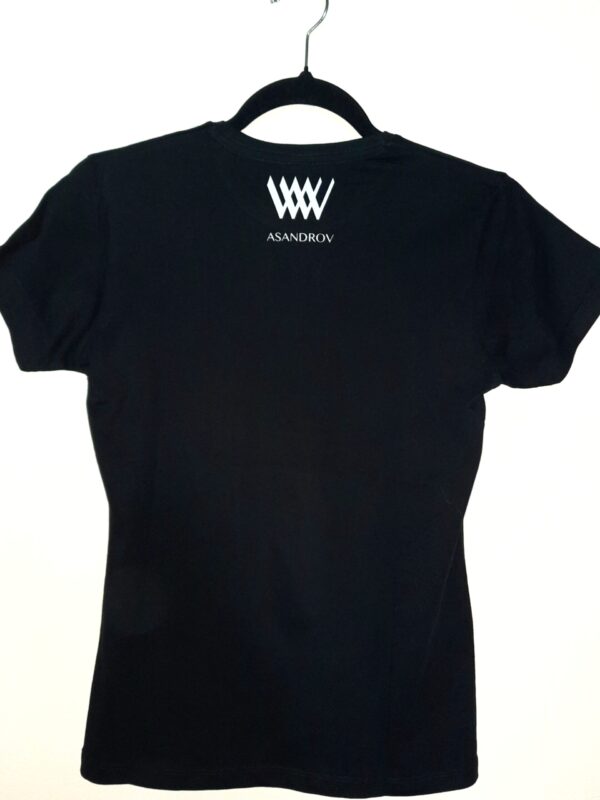 T-shirt czarny z nadrukiem