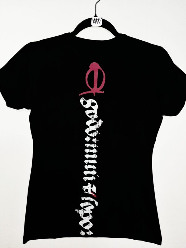 T-shirt czarny z nadrukiem